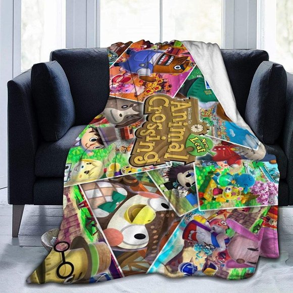 Animal Crossing New Leaf Game Throw Blanket - Picture 6 of 6